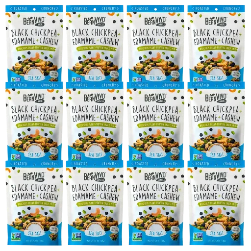 BeanVIVO Snack Mix Sea Salt 12-Pack Deal