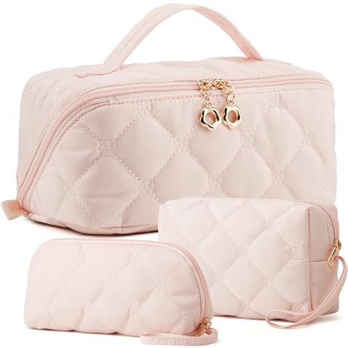 Makeup Cosmetic Travel Bag Set (Various Colors) with Free Shipping for Prime Members