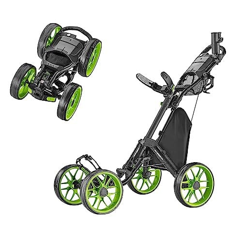 4-Wheel Caddytek Caddycruiser V8 One-Click Folding Golf Pushcart Deal