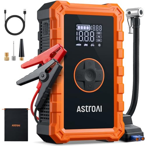 AstroAI S8 1500A Air Car Jump Starter & 150PSI Air Compressor