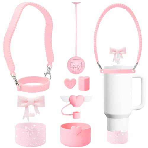 Stanley Cup Silicone Accessories Set Pink