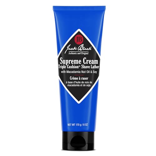 Jack Black Supreme Cream Triple Cushion Shave Lather 6-Ounce Deal