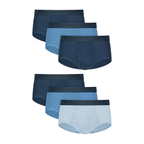 6-Pack Hanes Men's Underwear Briefs Ultimate Comfortsoft Moisture-Wicking Tagless