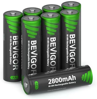 BEVIGOR AA 1.2V Ni-MH Rechargeable Batteries 8-Pack (2800 mAh) Deal