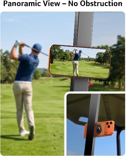 Acer Gadget Magnetic Golf Cart Phone Holder, 360° Rotation