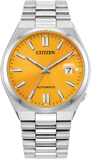 REFURBISHED Citizen Men's Tsuyosa Calendar Automatic Yellow Watch 40MM Deal