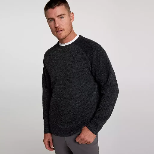 VRST Men's Recharge Lunar Fleece Crew Sweater (Dark Navy)