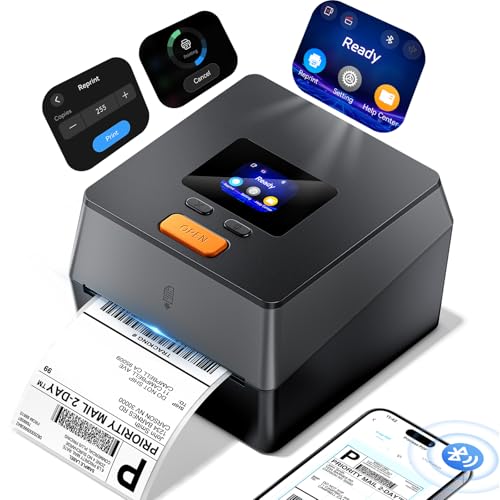 Phomemo Shipping Label Printer with Touchable Screen & Built-in Label Bin Deal