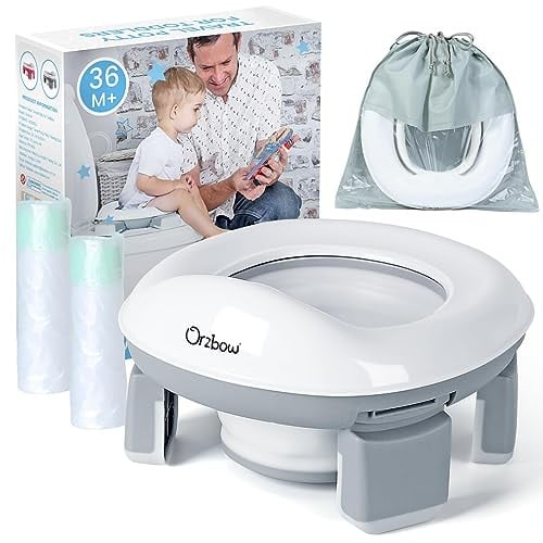 Portable Potty Training Toilet with Carrying Bag and 40 Liners Deal