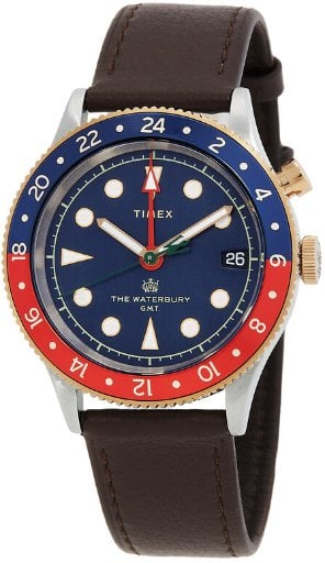 Timex Waterbury GMT Quartz Blue Dial Men's Watch TW2U90500