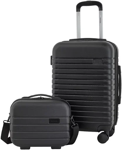 Kensie Graceful Collection Expandable Rolling Hardside Luggage Set (20" & 13")