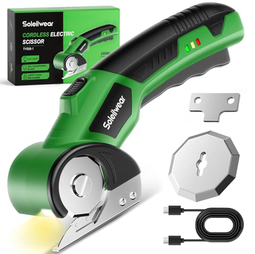 Soleilwear 4V Cordless Electric Scissors