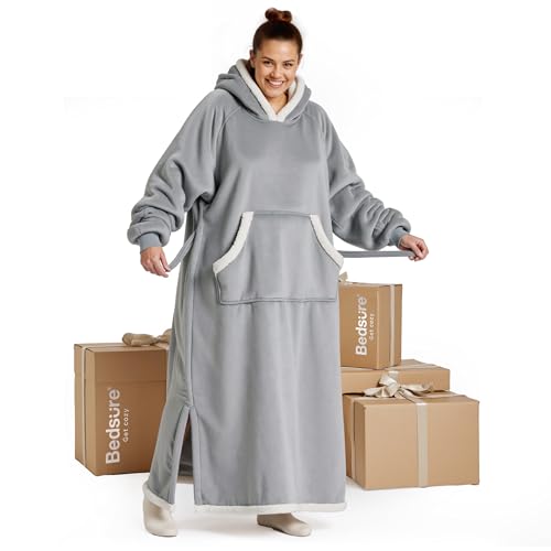 Bedsure Wearable Sherpa Blanket Hoodie Deal