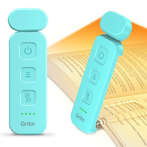 Gritin Rechargeable Book Reading Light Blue