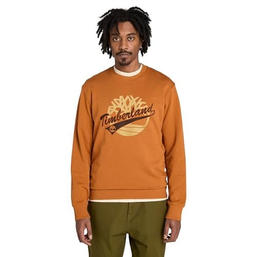 Timberland Men's Brand Carrier Graphic Crew Sweatshirt Deal
