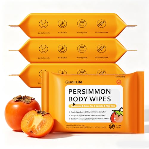3pk Persimmon Deodorant Wipes 20 Count Deal