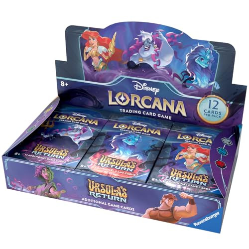 Ravensburger Disney Lorcana TCG: Ursula's Return Booster Pack Display 24-Pack