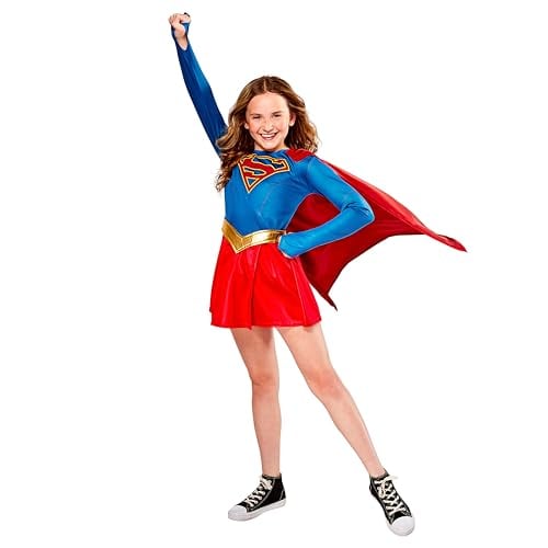 Rubies DC Superheroes Supergirl TV Series Costume Dress, Girls' Small