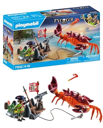 Playmobil Pirates: Battle Against the Giant Crab 26-Piece Deal
