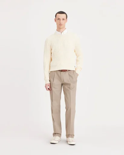 Dockers Signature Khakis Pleated Classic Fit Big and Tall