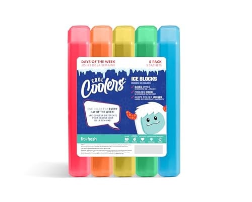 Fit + Fresh Cool Coolers Reusable Ice Packs 5-Count Deal