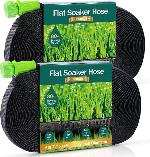 Flat Soaker Hose 100 FT Deal