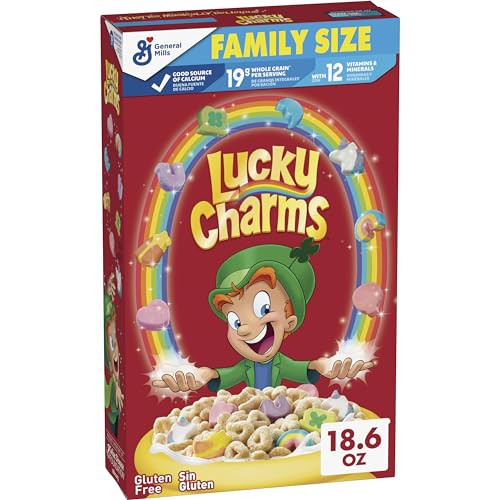 Lucky Charms Gluten Free Cereal with Marshmallows 18.6-Oz
