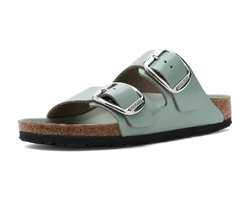Birkenstock Women's Arizona Big Buckle High Shine Sandals (Pure Sage) Deal