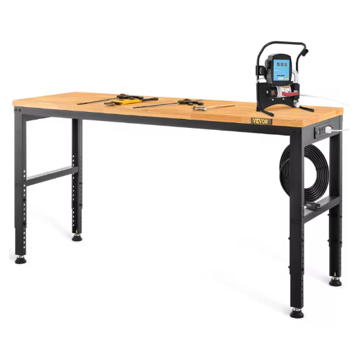 Vevor SucceBuy 48" x 20" Height Adjustable Workbench