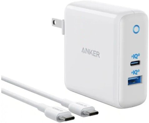 Anker PowerPort PD 60W GaN Fast Charger w/ 6-Ft USB-C Cable