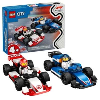 LEGO City F1 Williams Racing & Haas F1 Race Cars Preschool Toy 60464 Deal