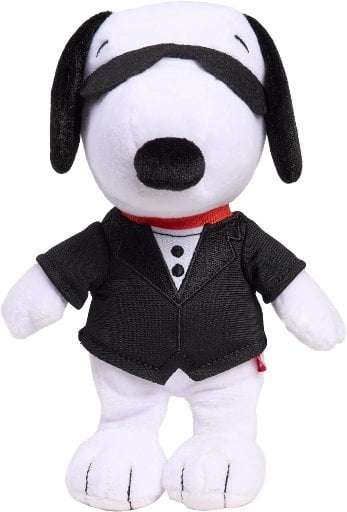 7" Just Play Peanuts Snoopy Secret Agent Bean Plush Deal
