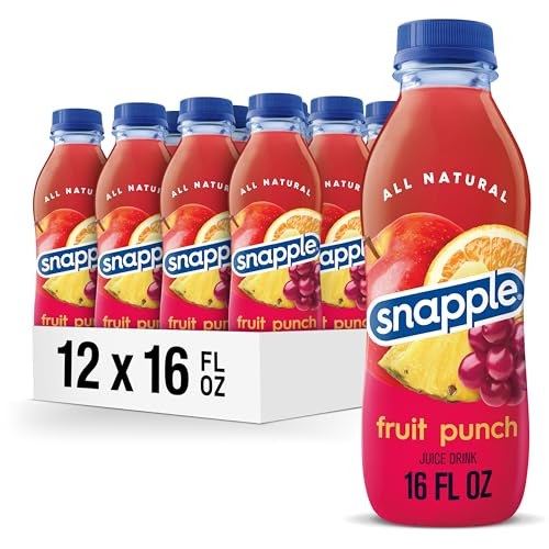 Snapple Fruit Punch Juice Drink 12-Pack 16-Oz