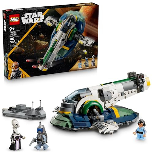 77-Piece LEGO Star Wars: Attack of The Clones Jango Fett's Starship Building Toy