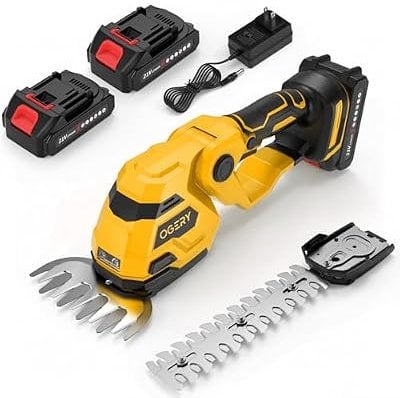 OGERY 21V Cordless Hedge Trimmer & Grass Shears Deal