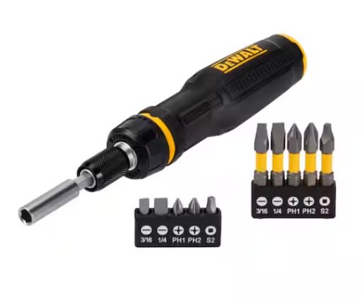 Dewalt Max Fit Telescoping Ratcheting Multi-Bit Screwdriver Set (10-Piece)