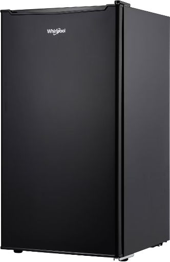 Whirlpool 3.3 cu ft Dorm Refrigerator with Freezer Black Deal