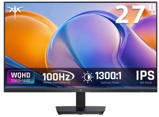 KTC 27" QHD 100Hz IPS Panel Gaming Monitor Deal