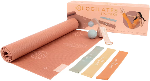 Blogilates Starter Fit Kit w/ Yoga Mat, Strap & Exercise Band Deal