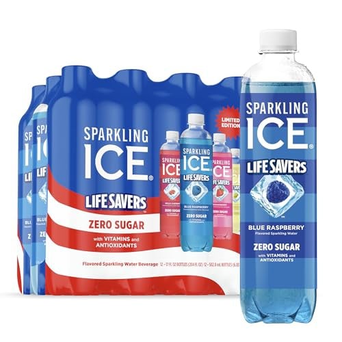 Sparkling Ice LIFE SAVERS Variety Pack Zero Sugar Sparkling Water 17oz (12 Pack) Deal