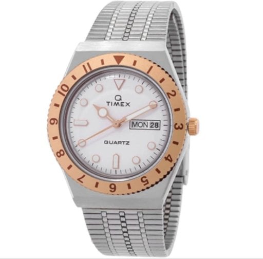 Timex Q Women’s 36mm Silver Dial Watch Deal