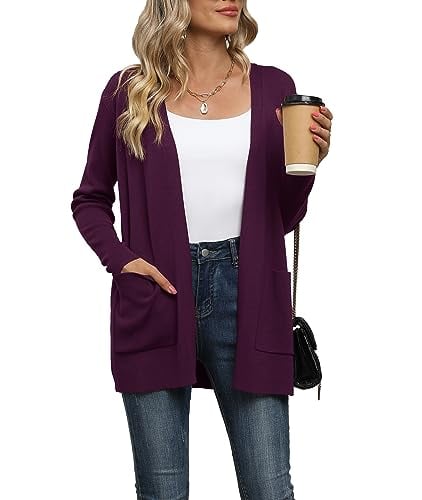 Women’s Lightweight Long Sleeve Open Front Cardigan Deal