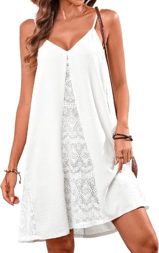 Bathing Suit Crochet Cover Up Dress - Color Options  Deal
