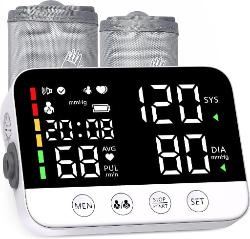 Blood Pressure Monitor with 6.14" LED Deal