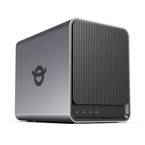 Yxk Zero1 Pro 4-Bay Desktop NAS with Intel N100 CPU and 8GB RAM