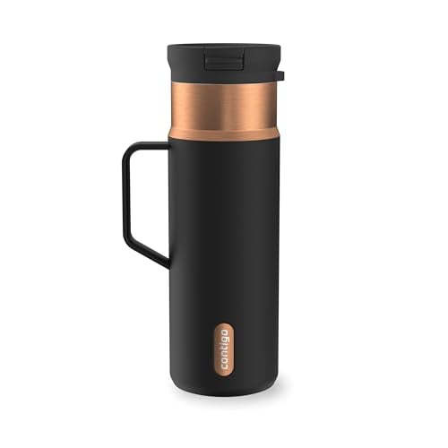 Contigo SnapSeal Stainless Steel 20-Oz Water Bottle (Licorice Bronze)