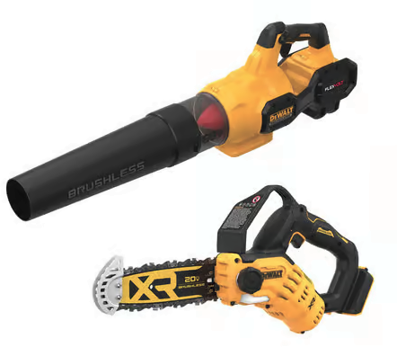 DEWALT 60V MAX Brushless Handheld Axial Blower Kit with 20V 8 in. Brushless Pruning Chainsaw Deal