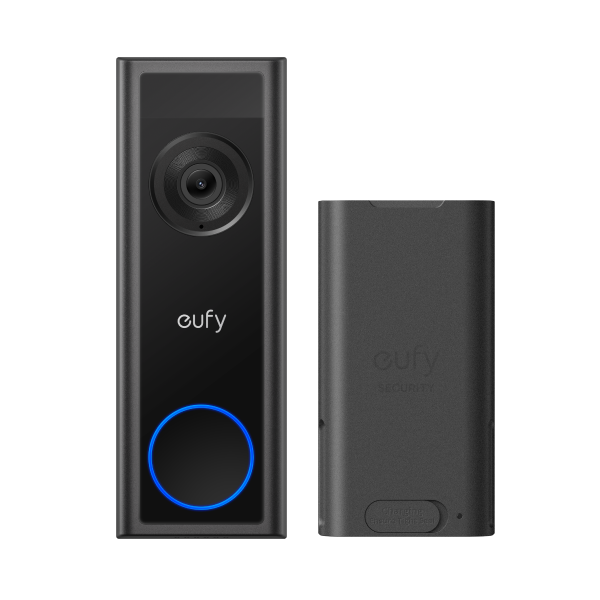 Eufy C31 2K FHD Video Doorbell Dual Power Options + Extra Battery Pack