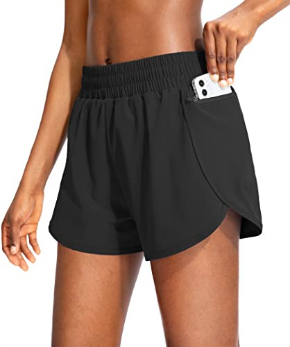 Soothfeel Running Shorts For Women with Side Pocket