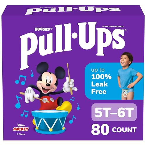 Pull-Ups Potty Training Pants 5T-6T, 80 Count